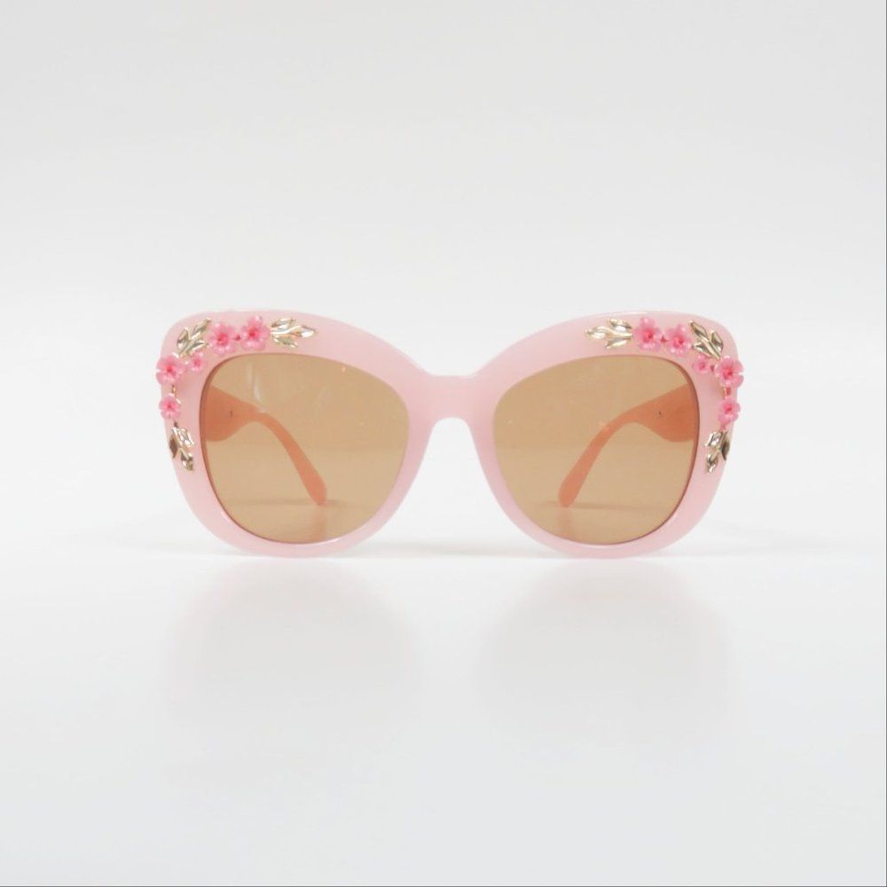 Vintage Style Sunglasses - Enamel Flowers - 1950's Retro Stocking Stuffer Gift